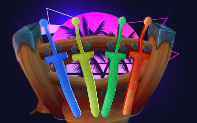Foam Sword Rack