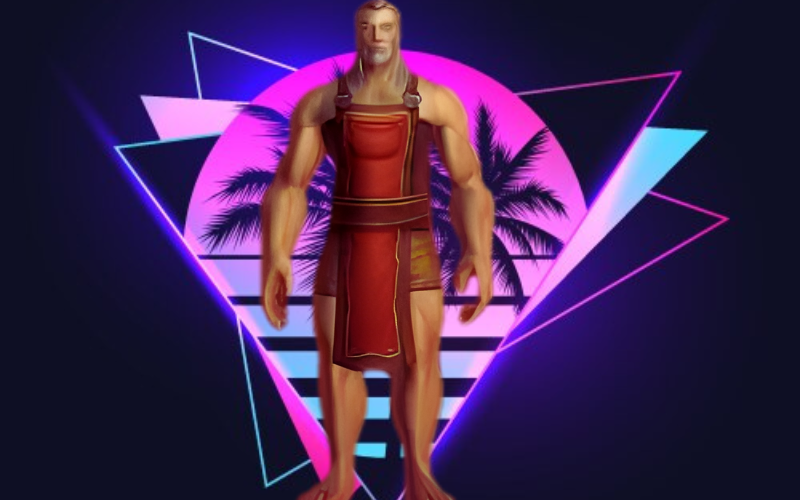 Bot Wrangler's Crimson Apron
