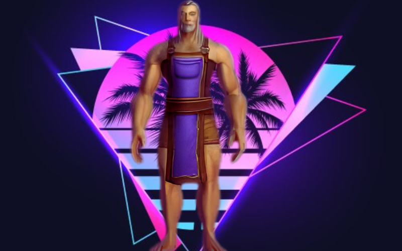 Bot Wrangler's Violet Apron
