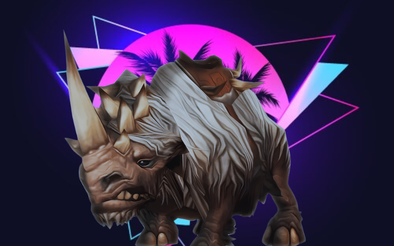 Wooly White Rhino
